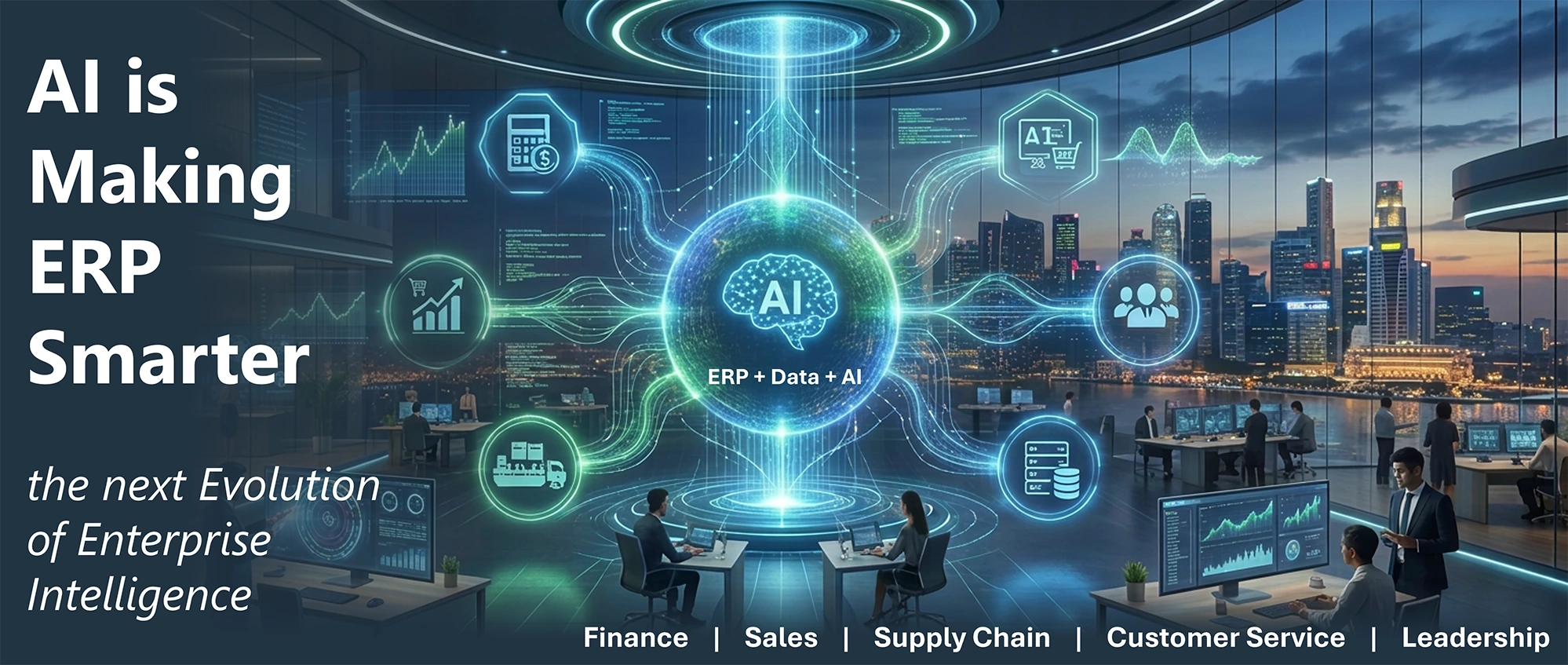 AI Is Making ERP Smarter: The Next Evolution of Enterprise Intelligence